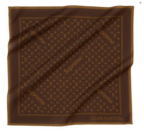 supreme x louis vuitton bandana buy|louis vuitton monogram ss17.